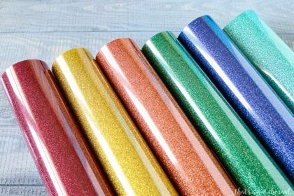 Glitter metallic HTV