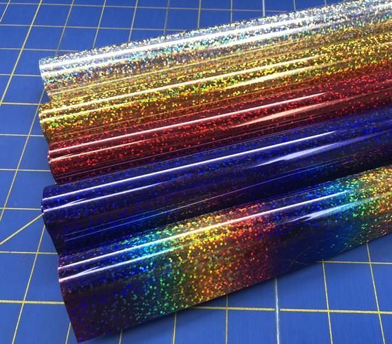 Holographic glitter HTV
