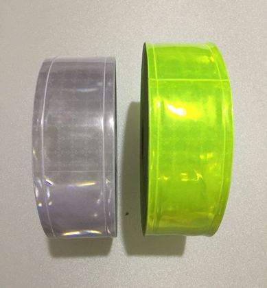 Reflective tape rolls - silver and fluorescent yellow