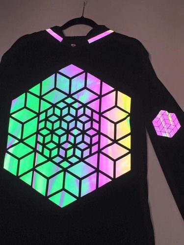 Reflective heat-transfer print