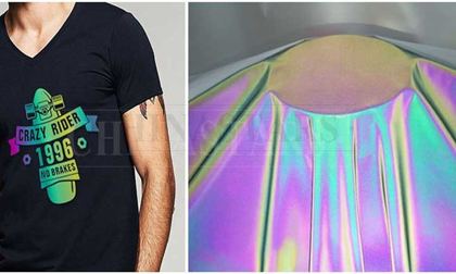 Rainbow reflective heat-transfer film