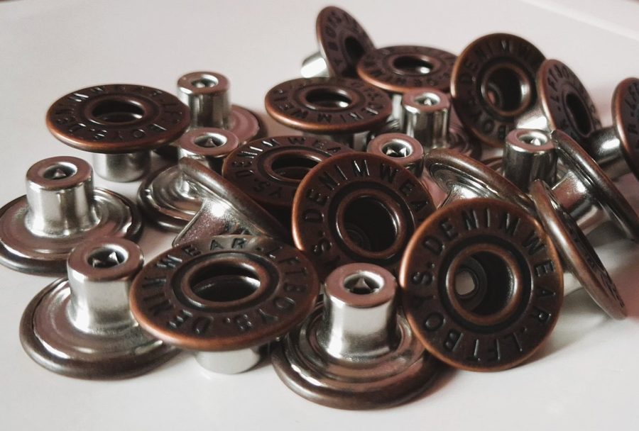 Denim button - style 006