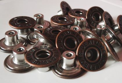 Denim button - style 006