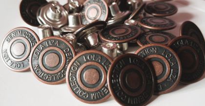 Denim button - style 007