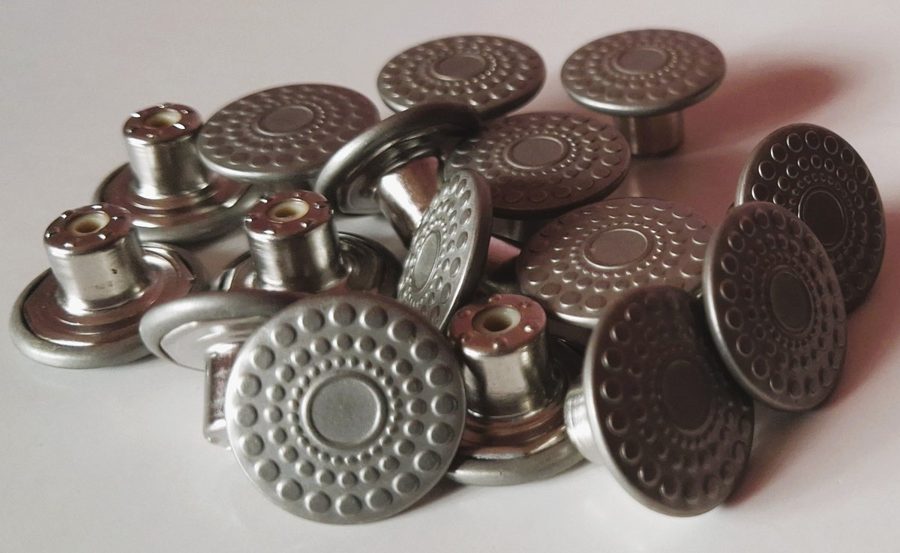 Denim button - style 016