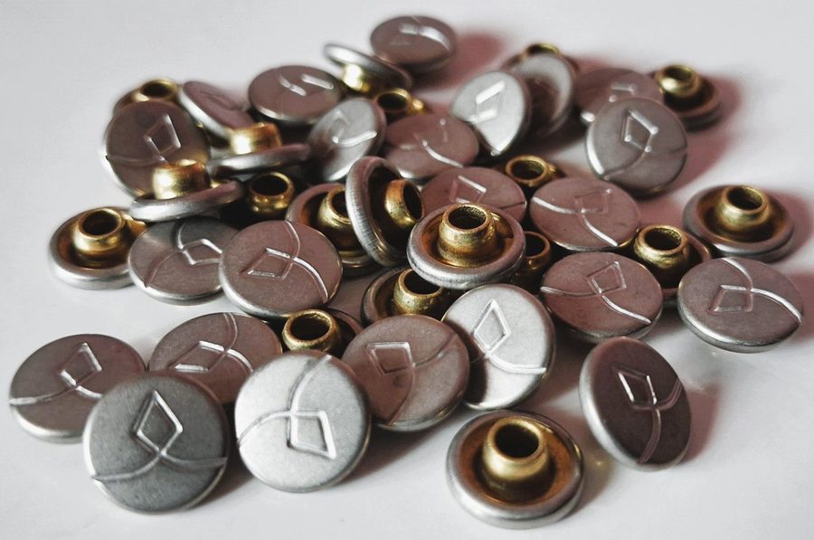 Denim button - style 018