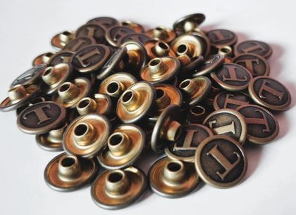 Denim button - style 022
