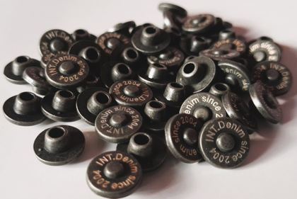Denim button - style 040