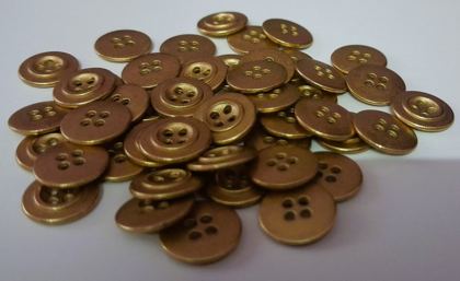 Metal sewing button - style 004