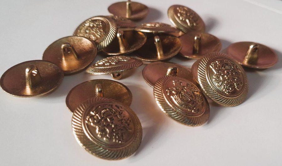 Metal sewing button - style 006
