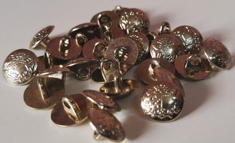 Metal sewing button - style 007