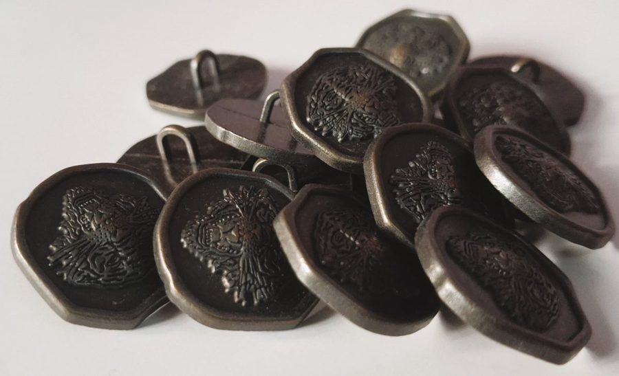 Metal sewing button - style 011