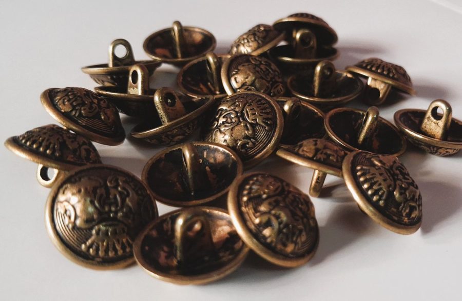 Metal sewing button - style 015