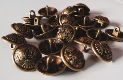 Metal sewing button - style 015