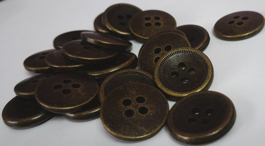 Metal sewing button - style 021