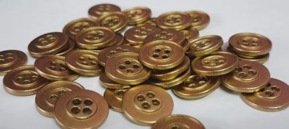 Metal sewing button - style 022