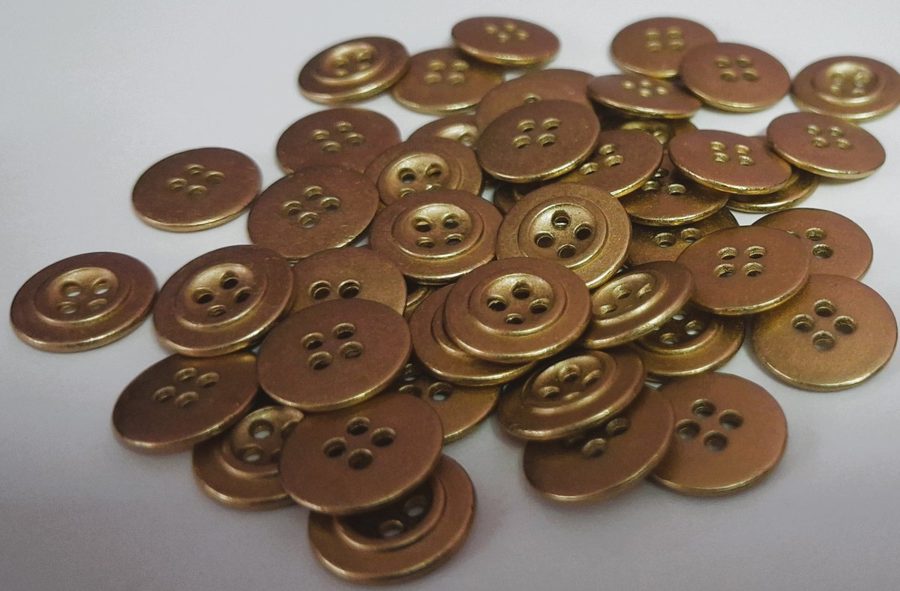 Metal sewing button - style 023
