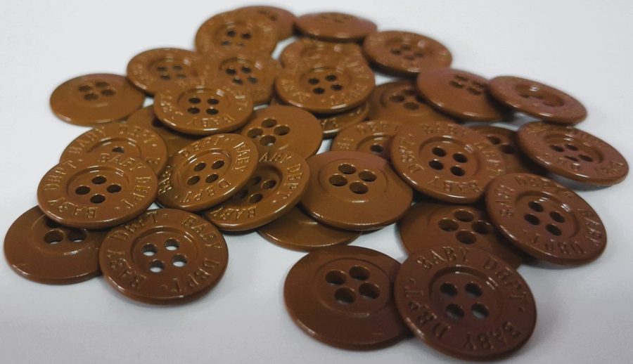 Metal sewing button - style 028