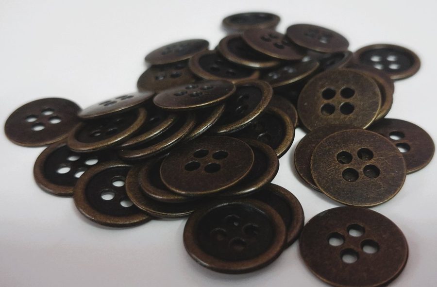 Metal sewing button - style 031