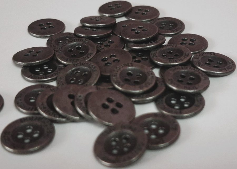 Metal sewing button - style 039