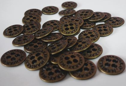 Metal sewing button - style 043