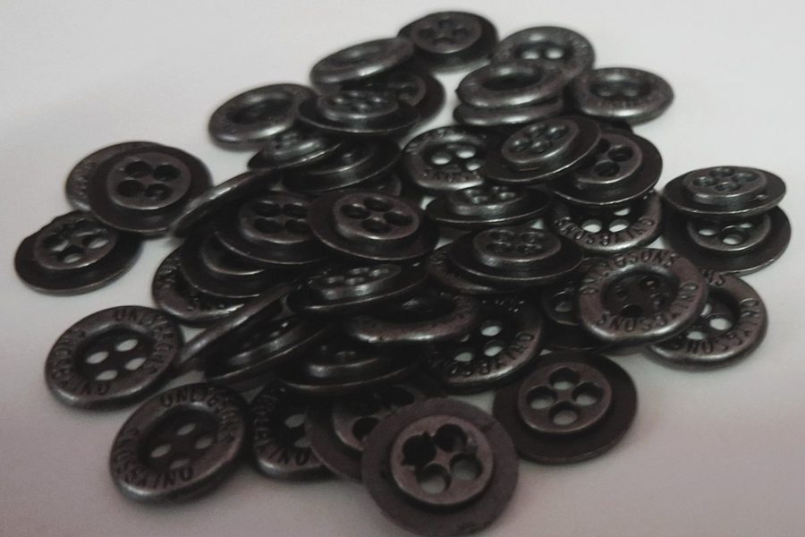 Metal sewing button - style 055