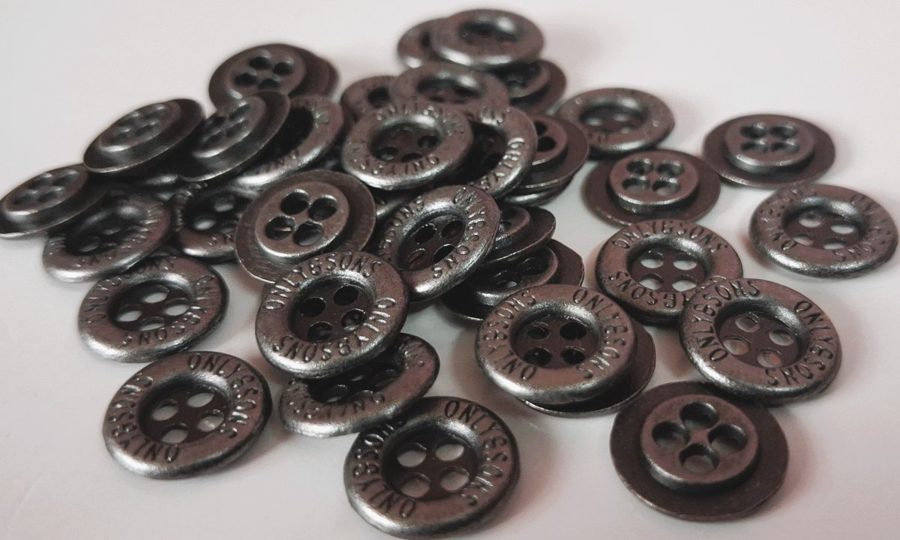 Metal sewing button - style 056