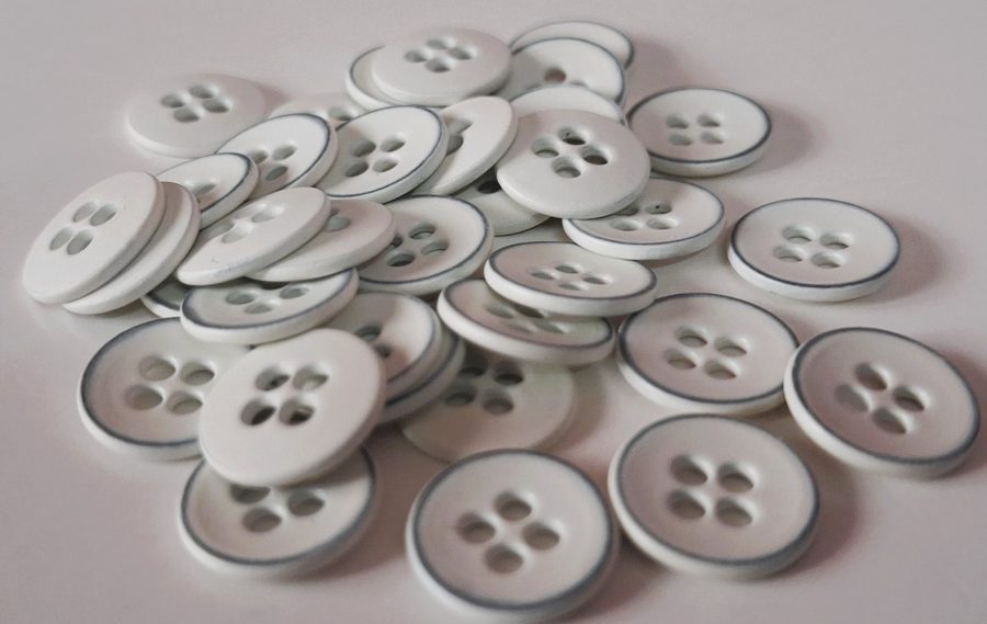 Metal sewing button - style 058