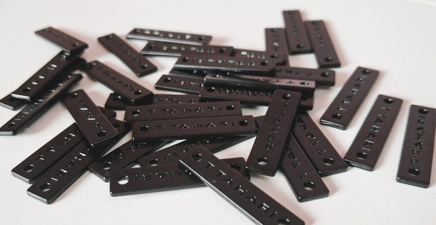 Metal label - style 002