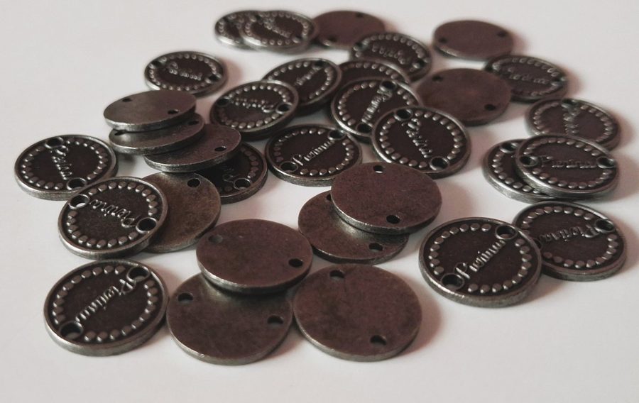 Metal label - style 003
