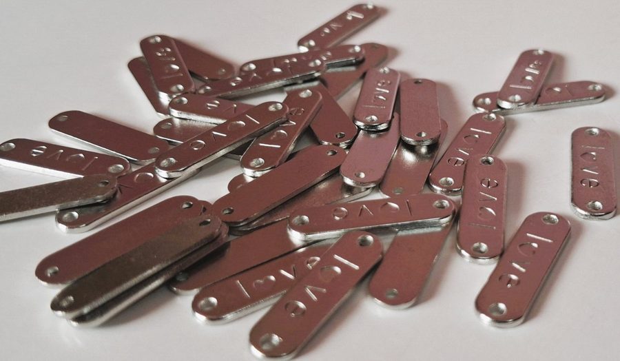Metal label - style 005