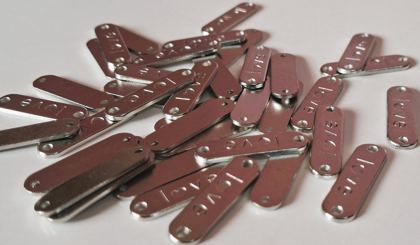 Metal label - style 005