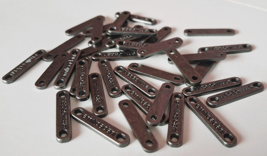 Metal label - style 006