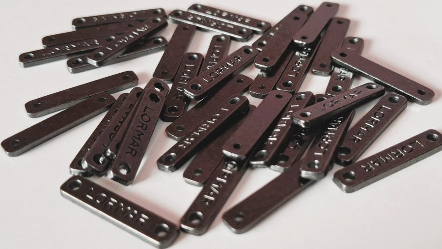 Metal label - style 007