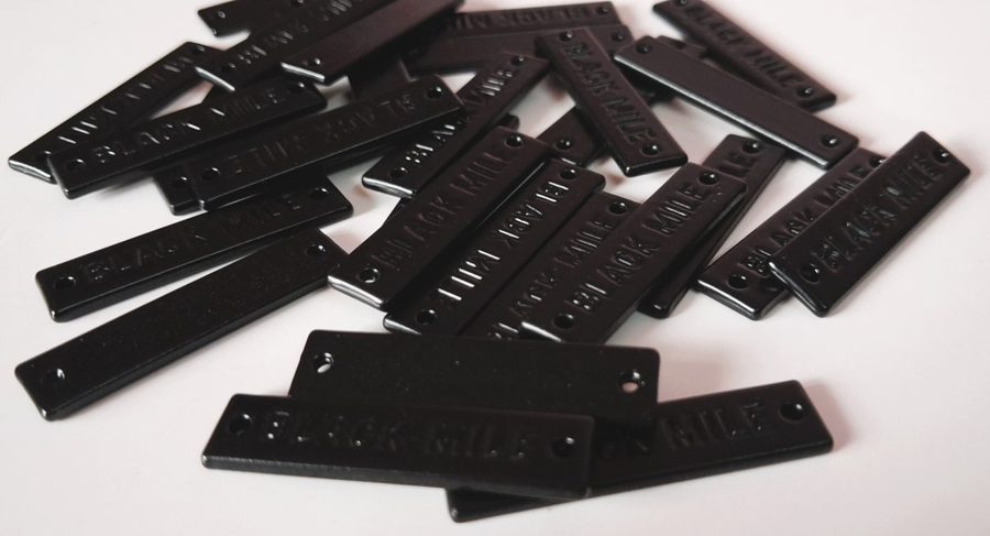 Metal label - style 014