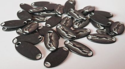 Metal label - style 017