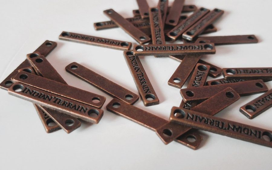 Metal label - style 018