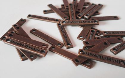 Metal label - style 018