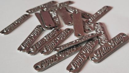 Metal label - style 019