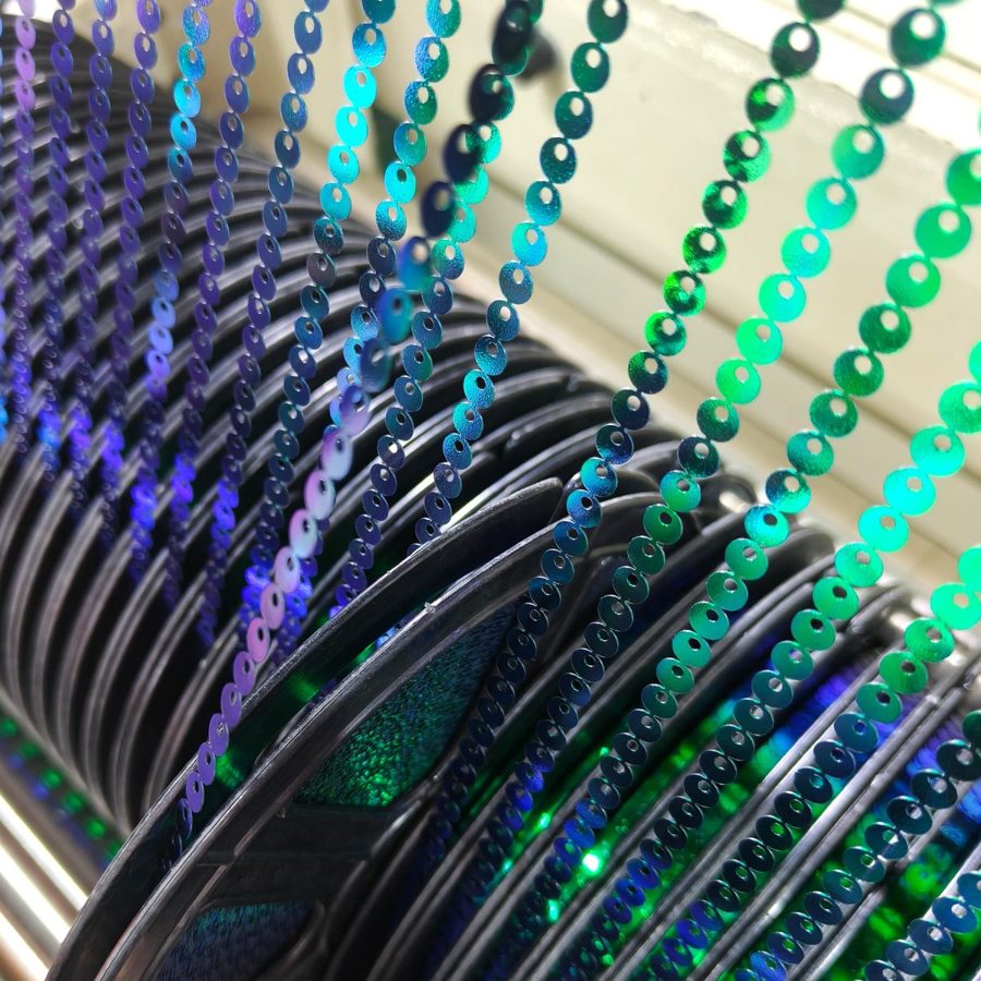 Sequin reels (strung) photo 2