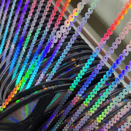 Sequin reels (strung)