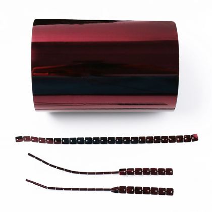 Hot curly sequin film