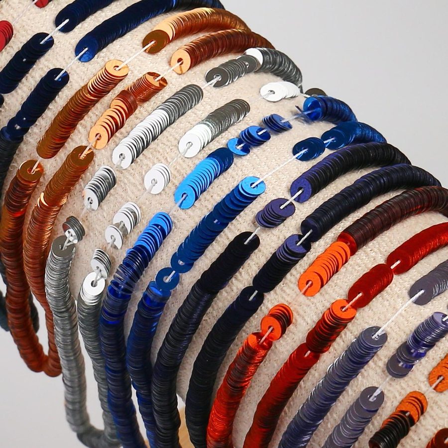 Cup sequins for embroidery