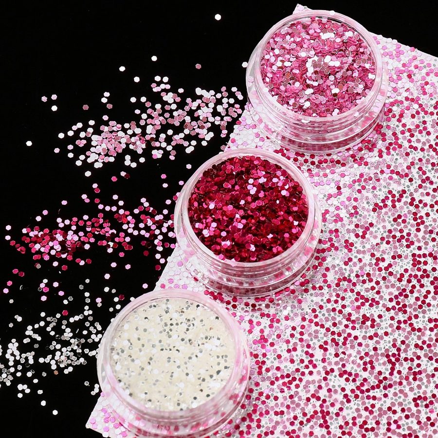 Glitter flakes - multi colour photo 5