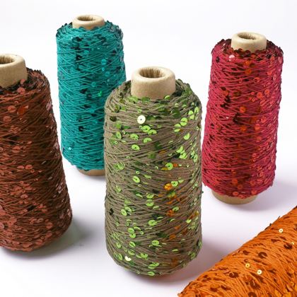 Sequin yarn - hologram