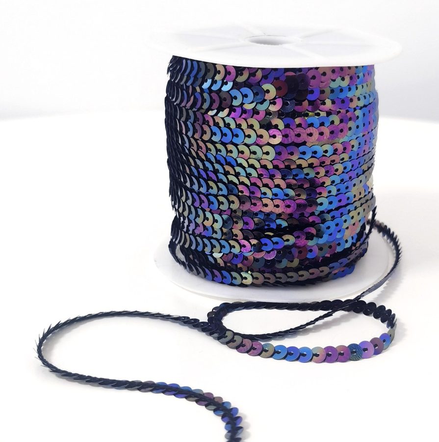 Sequin trim on reel - metallic photo 3
