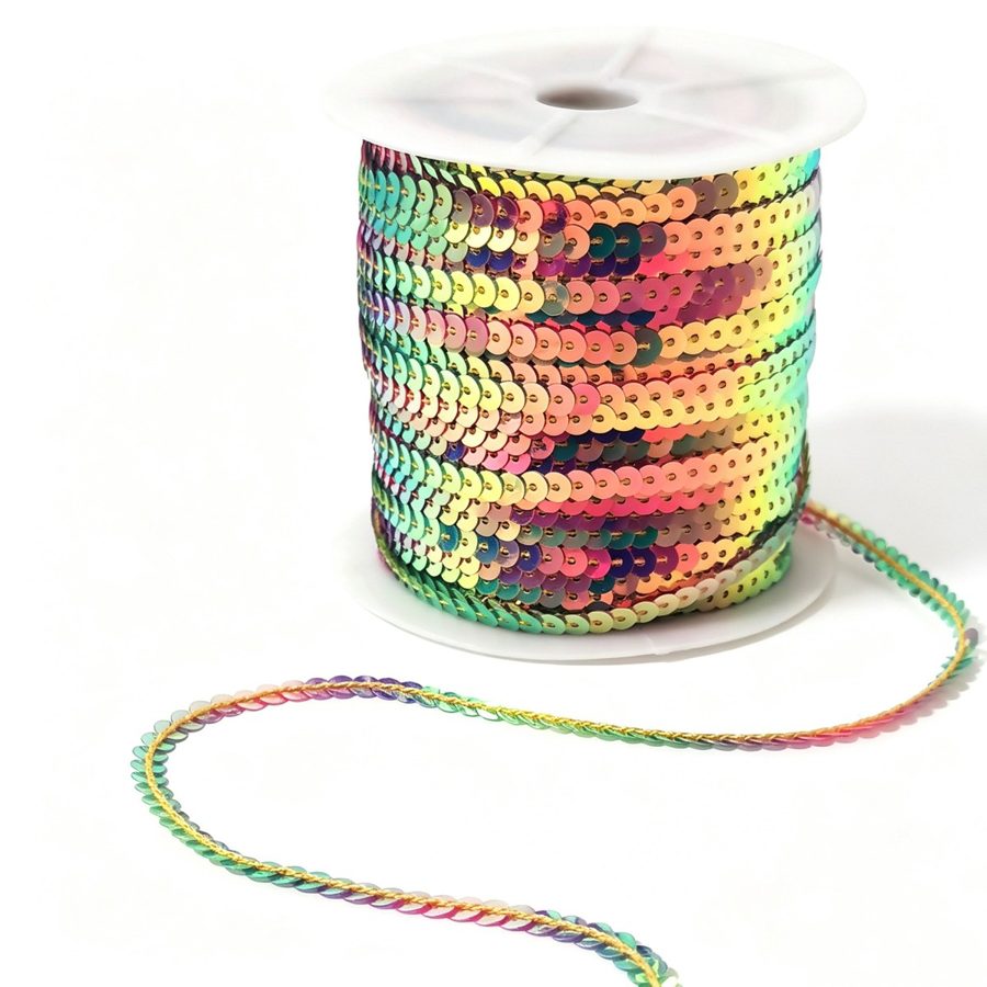 Sequin trim on reel - metallic photo 4
