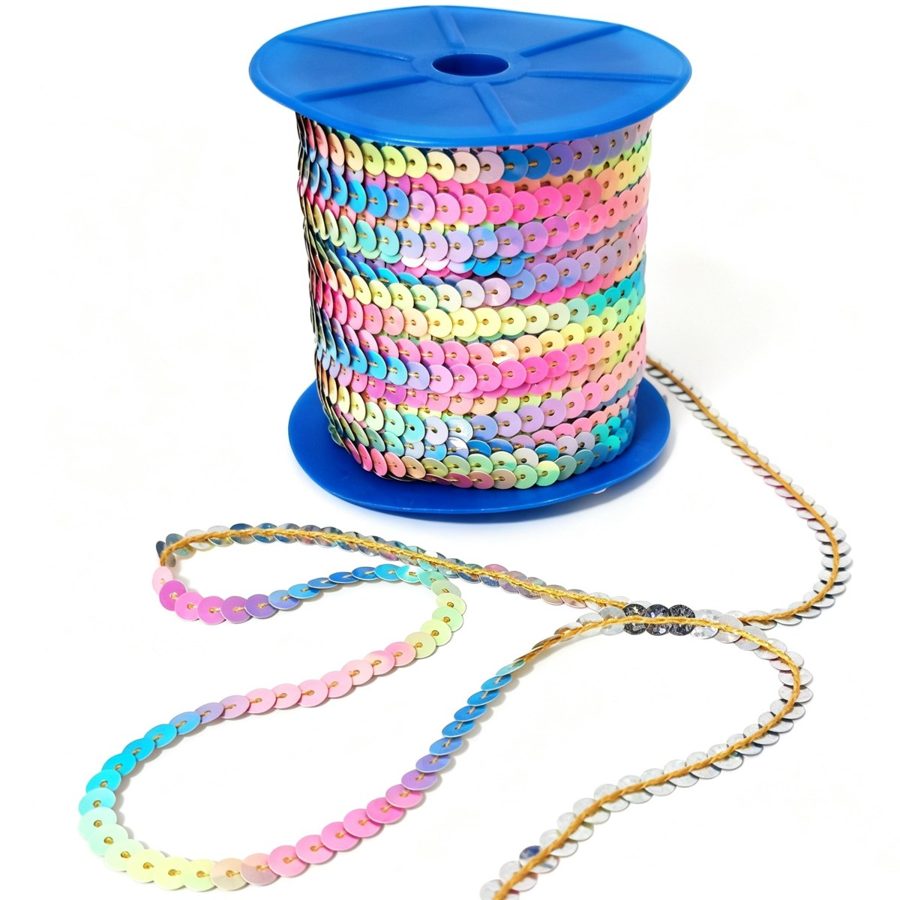 Sequin trim on reel - metallic photo 5