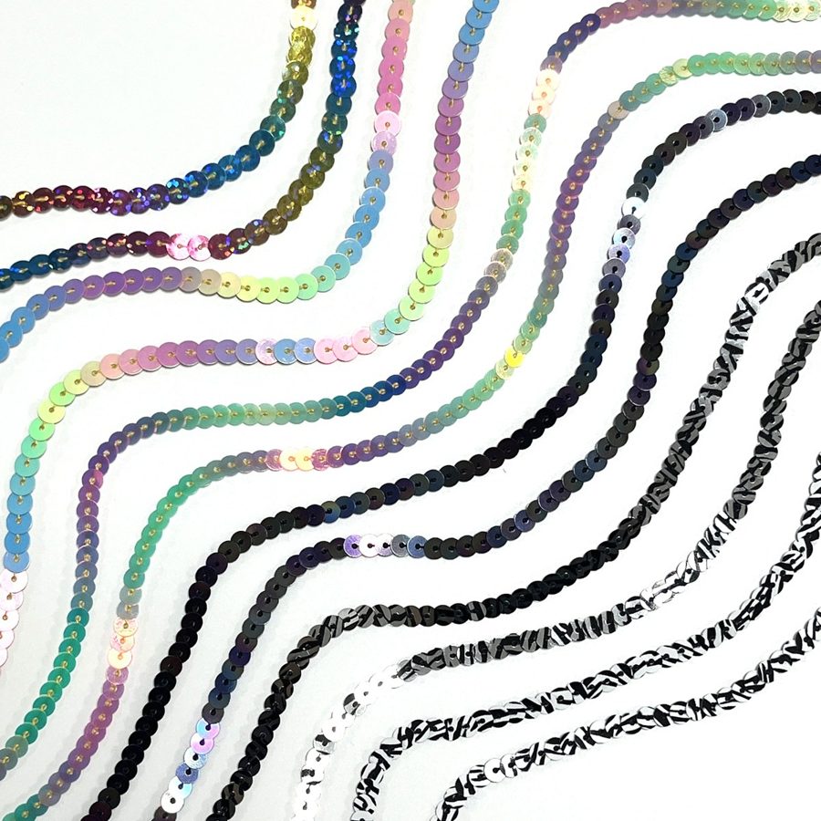 Sequin trim on reel - metallic photo 6