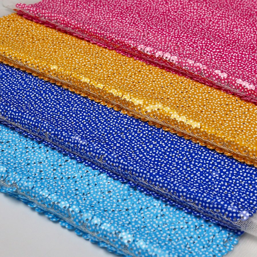 Sequin fabric - iris